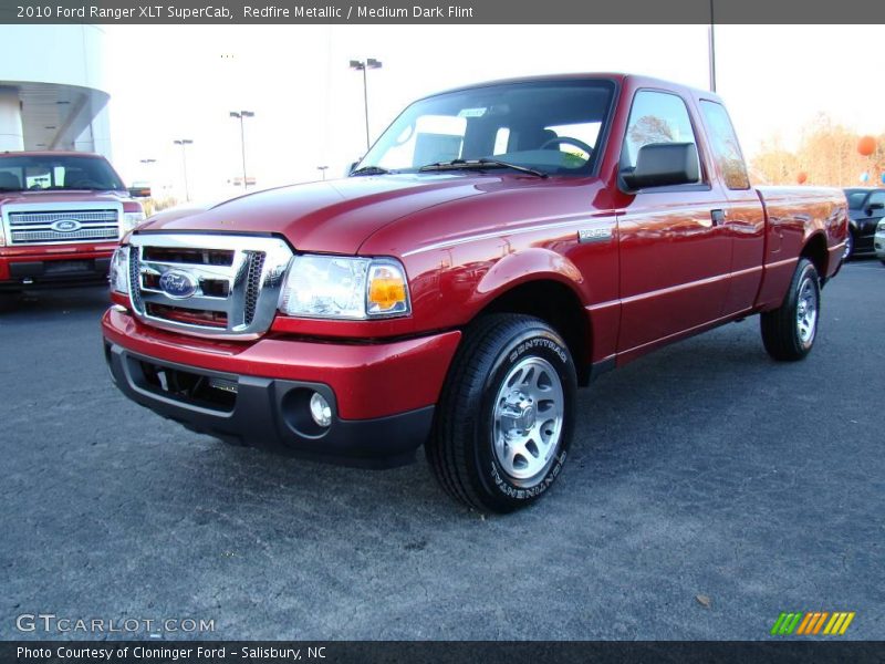 Redfire Metallic / Medium Dark Flint 2010 Ford Ranger XLT SuperCab