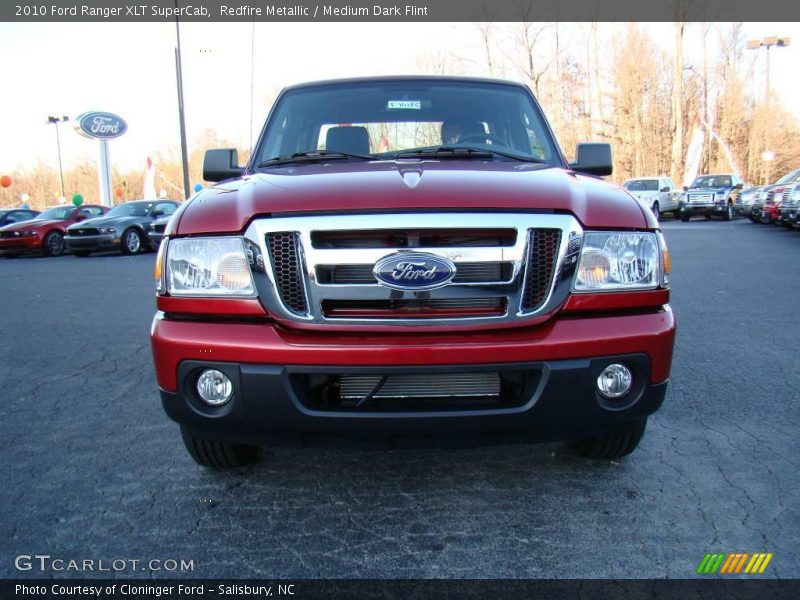 Redfire Metallic / Medium Dark Flint 2010 Ford Ranger XLT SuperCab