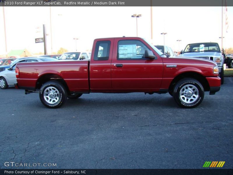 Redfire Metallic / Medium Dark Flint 2010 Ford Ranger XLT SuperCab