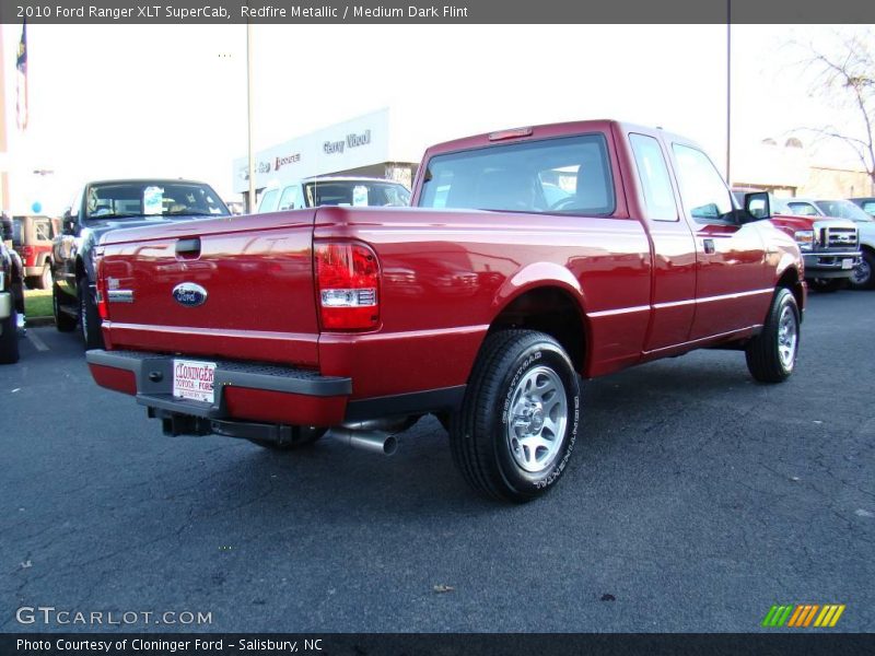 Redfire Metallic / Medium Dark Flint 2010 Ford Ranger XLT SuperCab