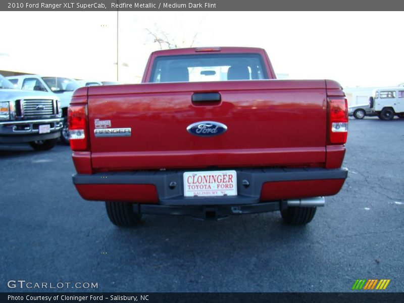 Redfire Metallic / Medium Dark Flint 2010 Ford Ranger XLT SuperCab