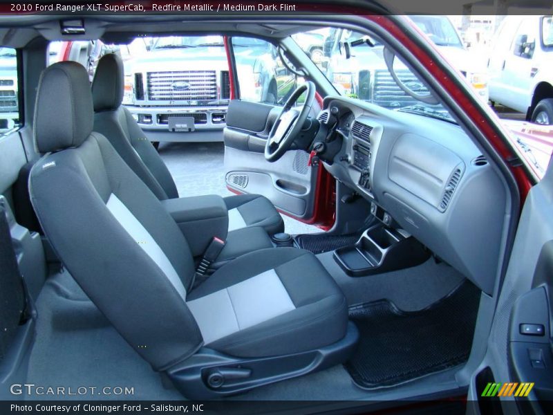Redfire Metallic / Medium Dark Flint 2010 Ford Ranger XLT SuperCab