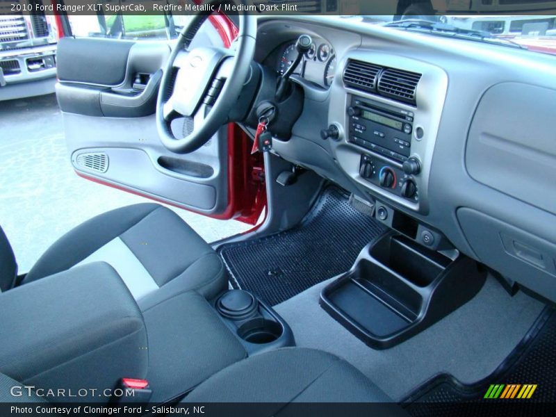 Redfire Metallic / Medium Dark Flint 2010 Ford Ranger XLT SuperCab