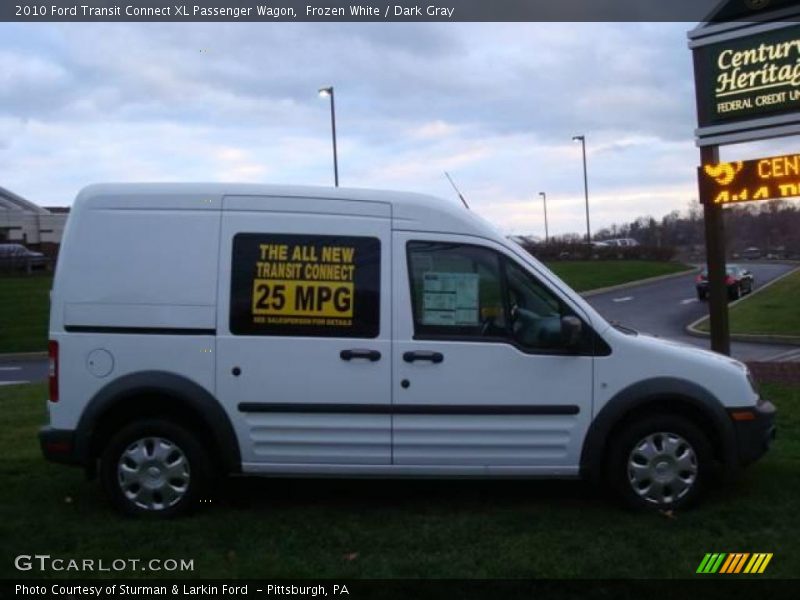 Frozen White / Dark Gray 2010 Ford Transit Connect XL Passenger Wagon