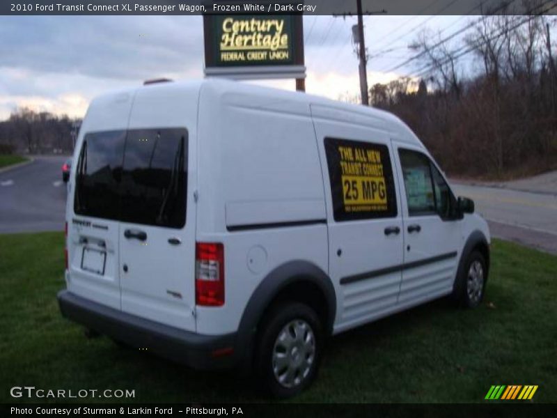 Frozen White / Dark Gray 2010 Ford Transit Connect XL Passenger Wagon