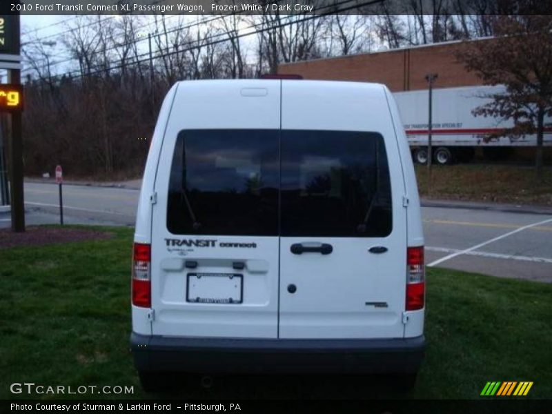 Frozen White / Dark Gray 2010 Ford Transit Connect XL Passenger Wagon