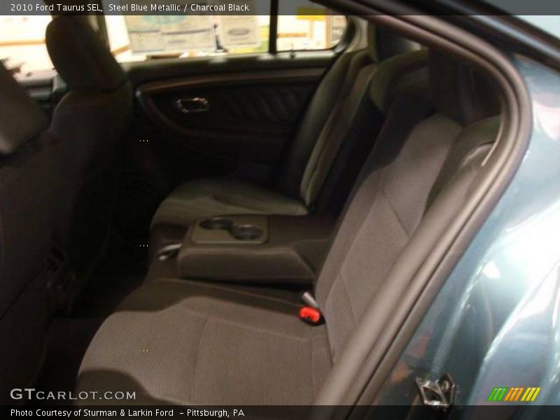 Steel Blue Metallic / Charcoal Black 2010 Ford Taurus SEL
