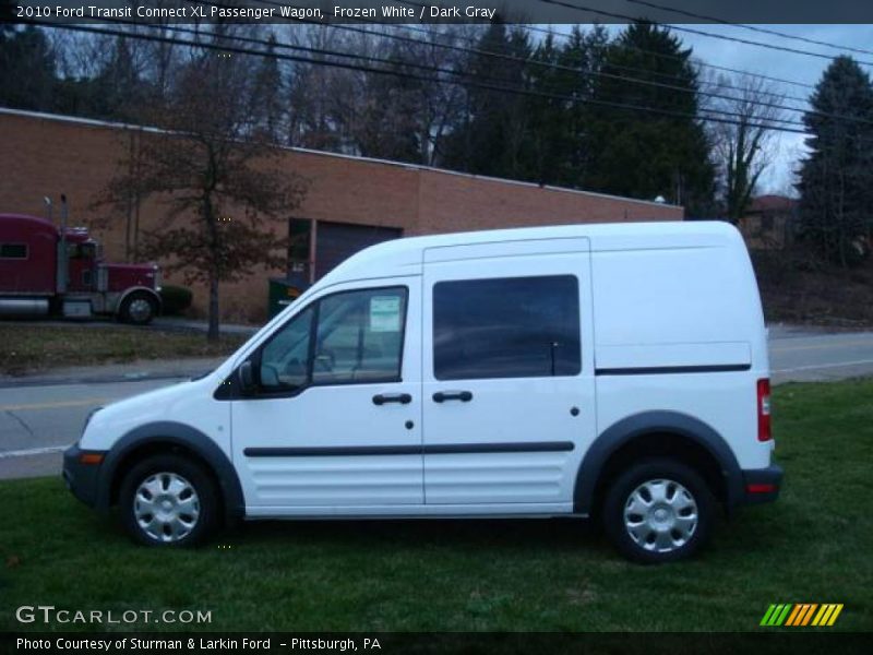 Frozen White / Dark Gray 2010 Ford Transit Connect XL Passenger Wagon