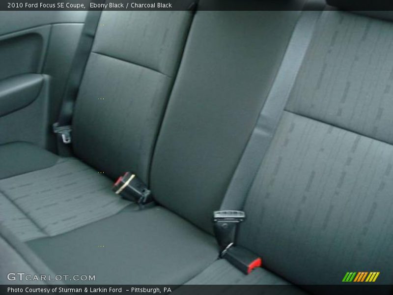 Ebony Black / Charcoal Black 2010 Ford Focus SE Coupe