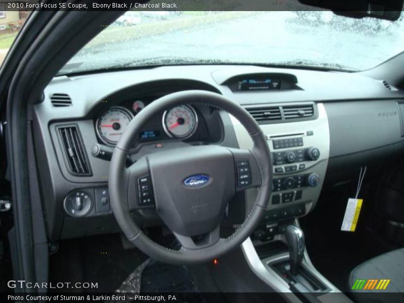 Ebony Black / Charcoal Black 2010 Ford Focus SE Coupe