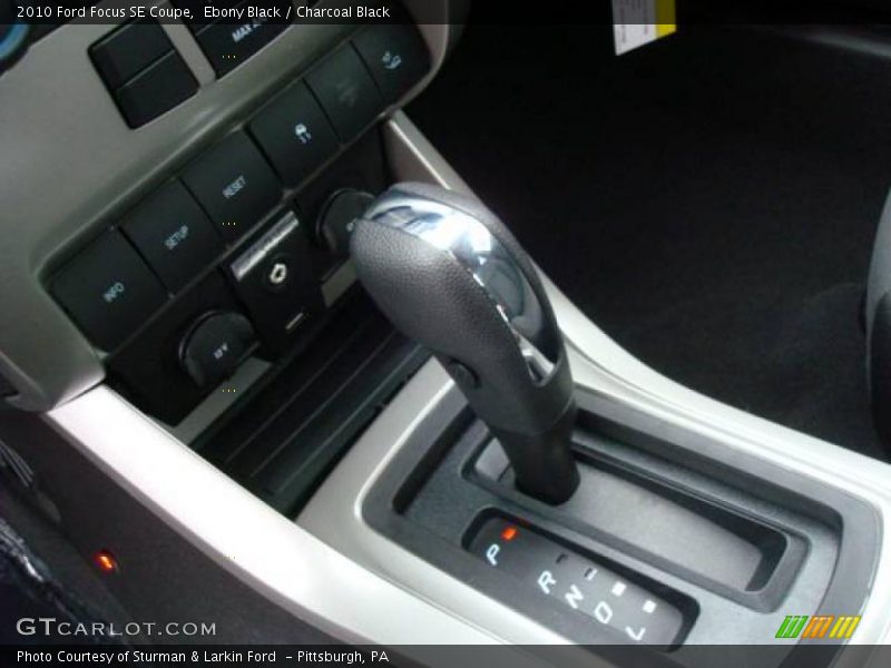 Ebony Black / Charcoal Black 2010 Ford Focus SE Coupe