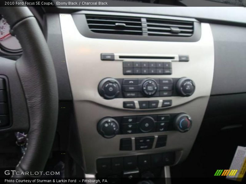 Ebony Black / Charcoal Black 2010 Ford Focus SE Coupe