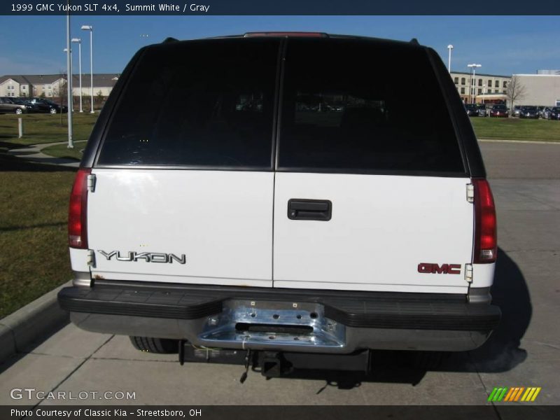 Summit White / Gray 1999 GMC Yukon SLT 4x4