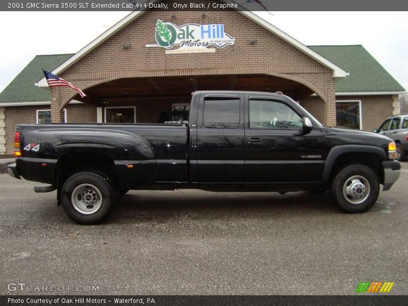 Onyx Black / Graphite 2001 GMC Sierra 3500 SLT Extended Cab 4x4 Dually