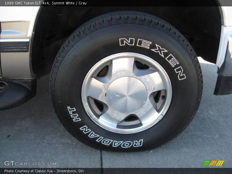 Summit White / Gray 1999 GMC Yukon SLT 4x4