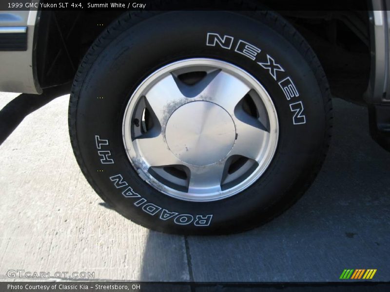 Summit White / Gray 1999 GMC Yukon SLT 4x4