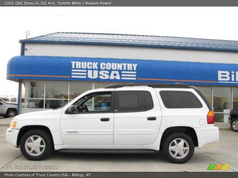 Summit White / Medium Pewter 2002 GMC Envoy XL SLE 4x4