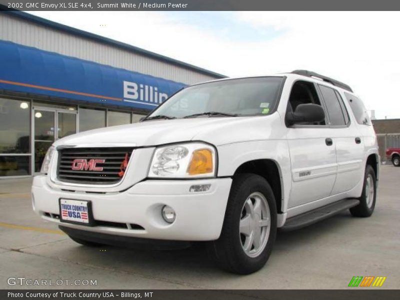 Summit White / Medium Pewter 2002 GMC Envoy XL SLE 4x4