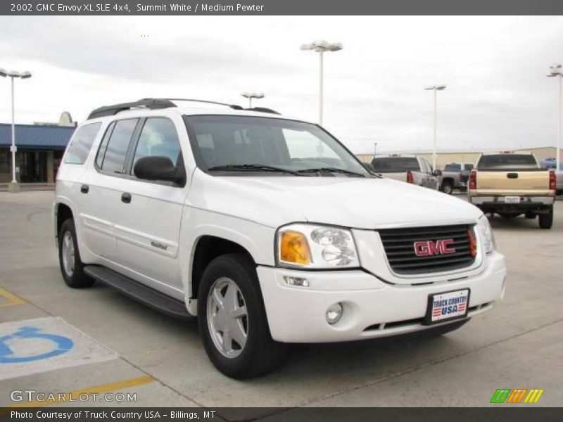 Summit White / Medium Pewter 2002 GMC Envoy XL SLE 4x4