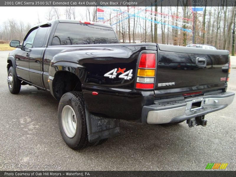 Onyx Black / Graphite 2001 GMC Sierra 3500 SLT Extended Cab 4x4 Dually
