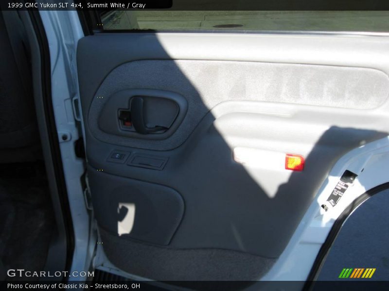 Summit White / Gray 1999 GMC Yukon SLT 4x4