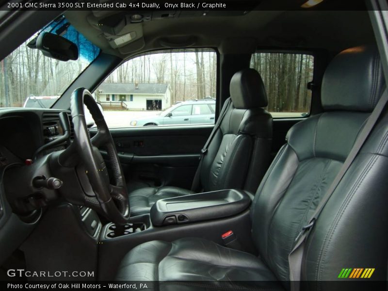 Onyx Black / Graphite 2001 GMC Sierra 3500 SLT Extended Cab 4x4 Dually