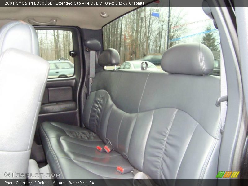 Onyx Black / Graphite 2001 GMC Sierra 3500 SLT Extended Cab 4x4 Dually