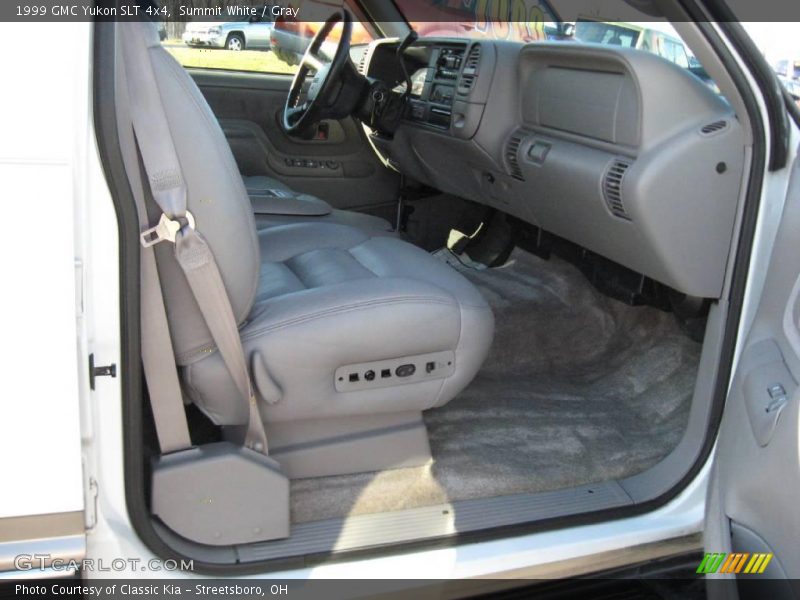 Summit White / Gray 1999 GMC Yukon SLT 4x4