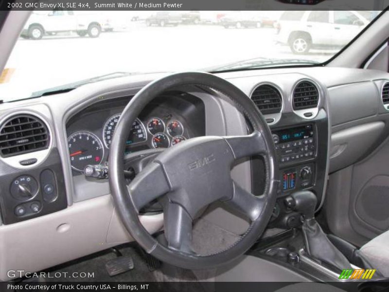 Summit White / Medium Pewter 2002 GMC Envoy XL SLE 4x4