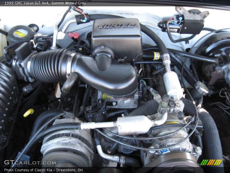 Summit White / Gray 1999 GMC Yukon SLT 4x4