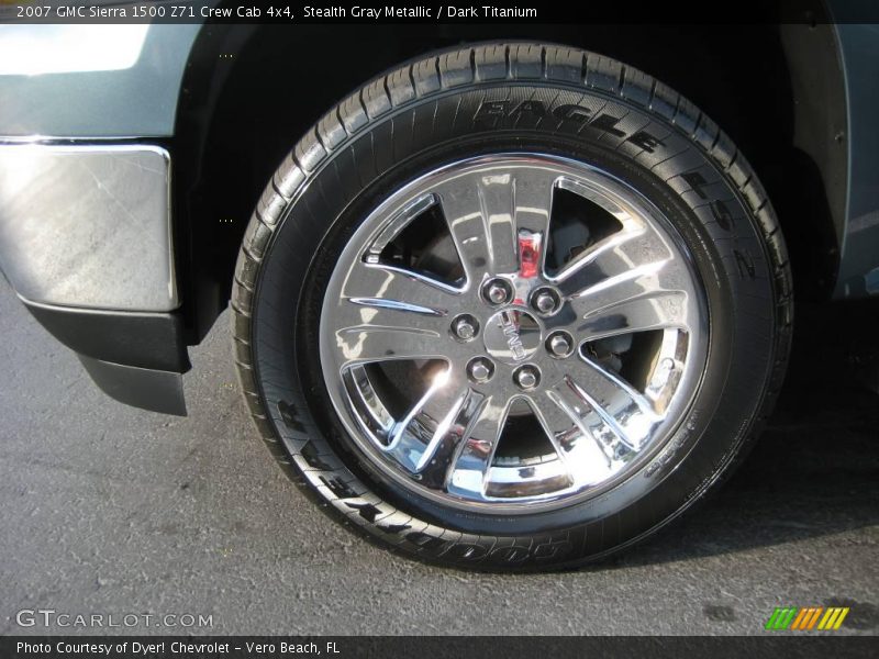 Stealth Gray Metallic / Dark Titanium 2007 GMC Sierra 1500 Z71 Crew Cab 4x4