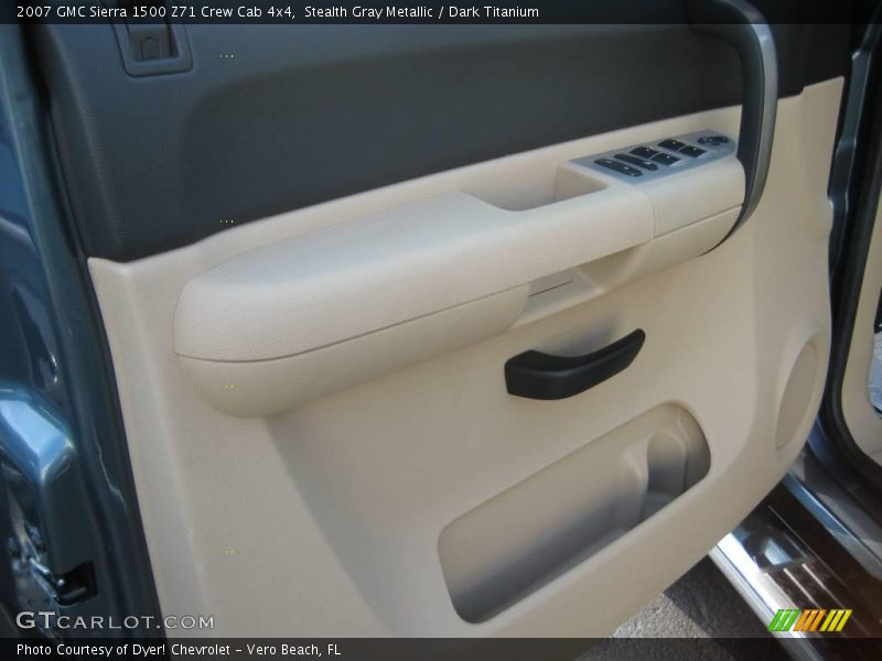 Stealth Gray Metallic / Dark Titanium 2007 GMC Sierra 1500 Z71 Crew Cab 4x4
