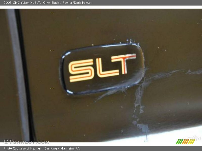 Onyx Black / Pewter/Dark Pewter 2003 GMC Yukon XL SLT