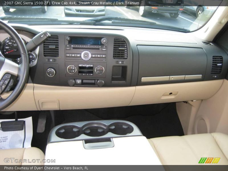 Stealth Gray Metallic / Dark Titanium 2007 GMC Sierra 1500 Z71 Crew Cab 4x4