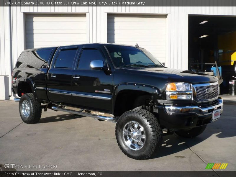 Onyx Black / Medium Gray 2007 GMC Sierra 2500HD Classic SLT Crew Cab 4x4