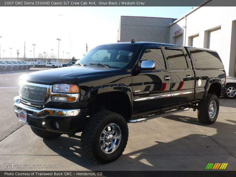 Onyx Black / Medium Gray 2007 GMC Sierra 2500HD Classic SLT Crew Cab 4x4