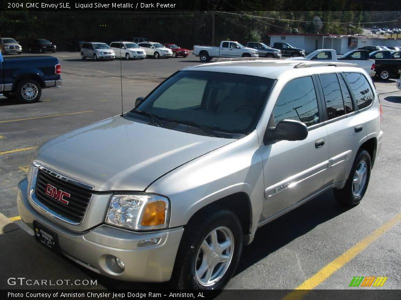 Liquid Silver Metallic / Dark Pewter 2004 GMC Envoy SLE