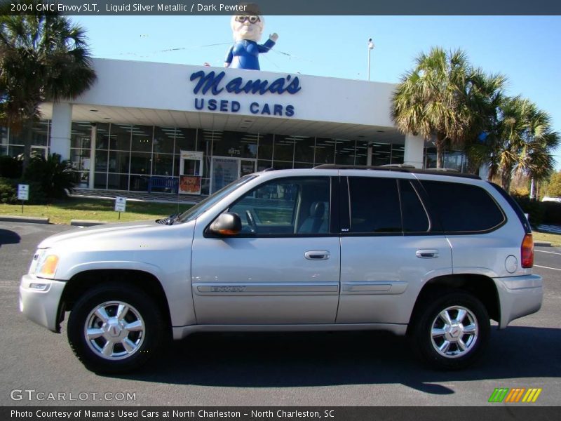 Liquid Silver Metallic / Dark Pewter 2004 GMC Envoy SLT