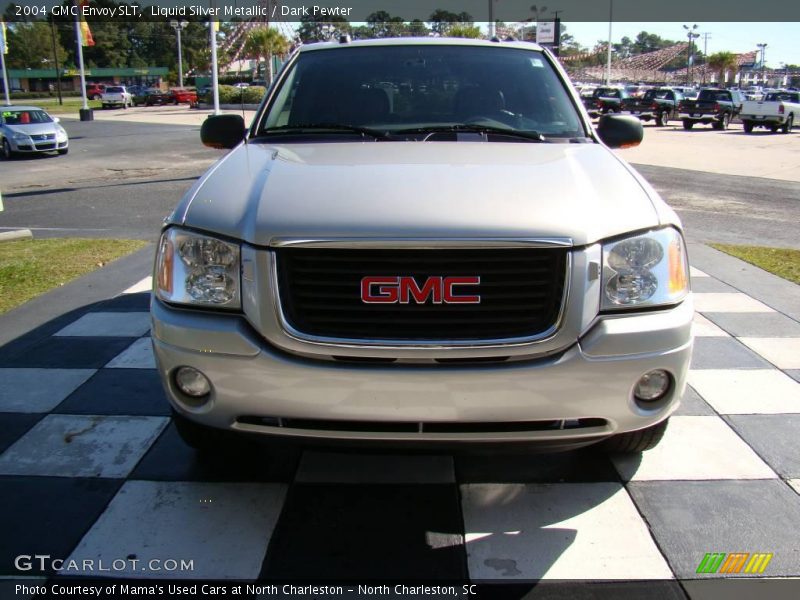 Liquid Silver Metallic / Dark Pewter 2004 GMC Envoy SLT