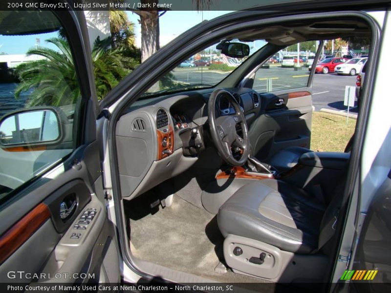 Liquid Silver Metallic / Dark Pewter 2004 GMC Envoy SLT