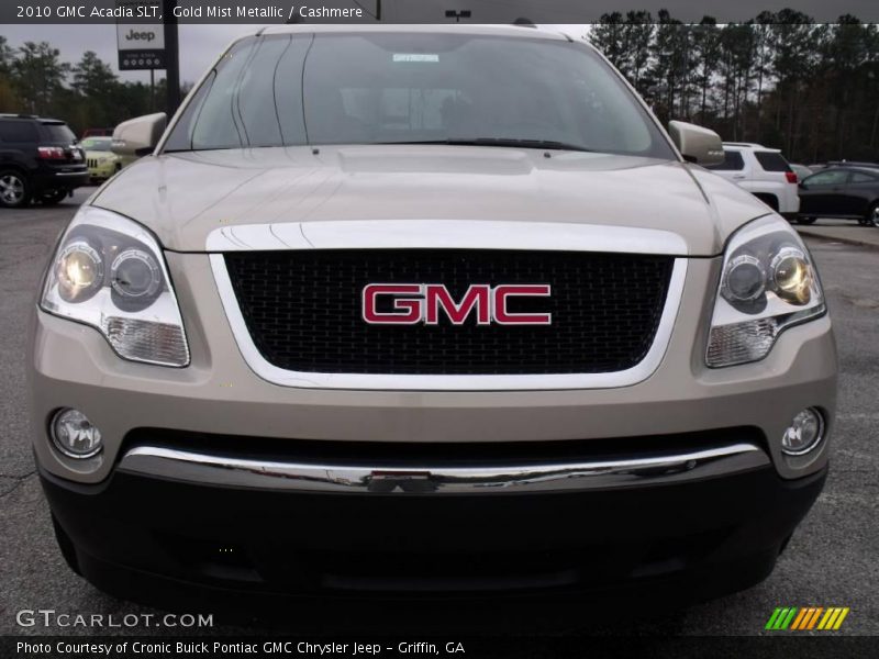 Gold Mist Metallic / Cashmere 2010 GMC Acadia SLT