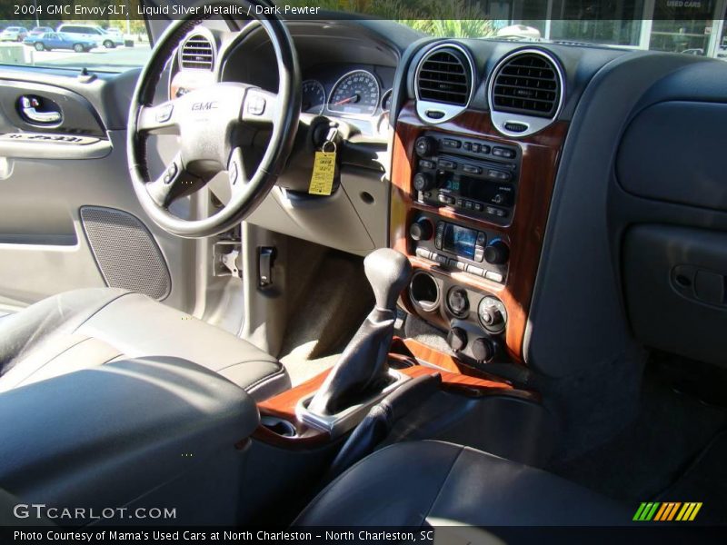 Liquid Silver Metallic / Dark Pewter 2004 GMC Envoy SLT