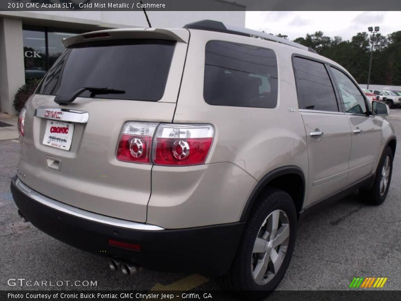 Gold Mist Metallic / Cashmere 2010 GMC Acadia SLT
