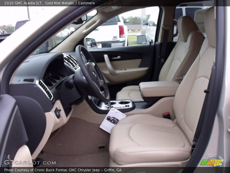 Gold Mist Metallic / Cashmere 2010 GMC Acadia SLT