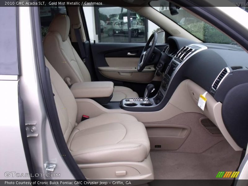 Gold Mist Metallic / Cashmere 2010 GMC Acadia SLT