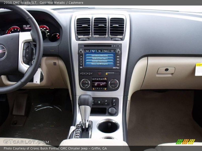 Gold Mist Metallic / Cashmere 2010 GMC Acadia SLT