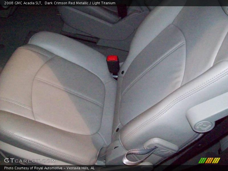 Dark Crimson Red Metallic / Light Titanium 2008 GMC Acadia SLT