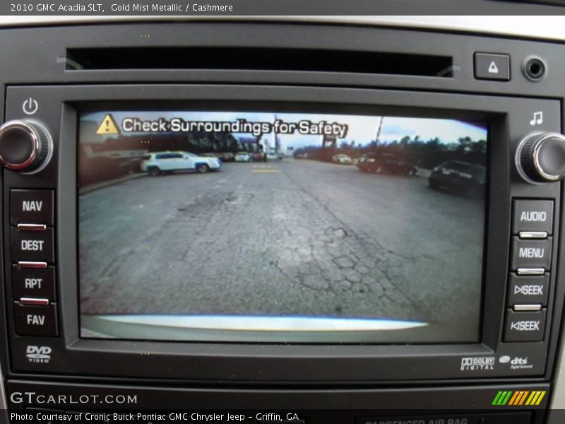 Gold Mist Metallic / Cashmere 2010 GMC Acadia SLT