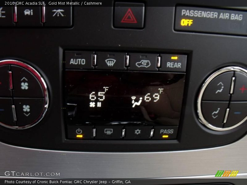 Gold Mist Metallic / Cashmere 2010 GMC Acadia SLT