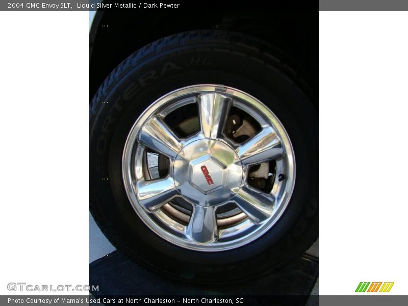 Liquid Silver Metallic / Dark Pewter 2004 GMC Envoy SLT